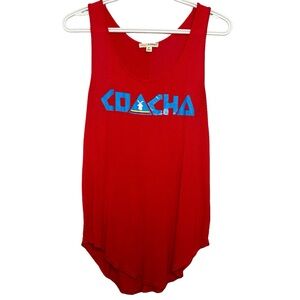 Dutch Bros COACHA Red RARE Tank Top LARGE DB 1992